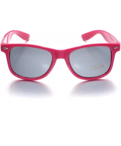 Classic Neon 80's Party Favors Sunglasses for Women 10 Pack Retro 100% UV Coating. (Kids) - Kids - CE18W3GRWSN $21.38 Square