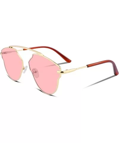 Fashion Vintage Cat Eye Women Sunglasses UV400 Sun Glasses B2267 - Pink - CT1896LDZM8 $15.39 Round