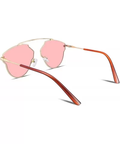 Fashion Vintage Cat Eye Women Sunglasses UV400 Sun Glasses B2267 - Pink - CT1896LDZM8 $15.39 Round