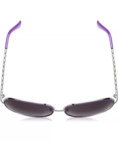 Women's U543 Oval Sunglasses - 61 mm - Silver/Purple - C91296VOZCJ $42.31 Oval