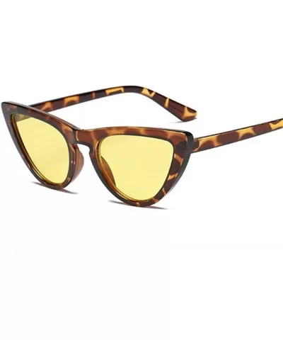 Women Cat Eye Sunglasses Fashion 2019 Luxury Brand Sun Glasses Blue As Picture - Redbrown - CD18YZUO2HG $12.19 Oversized