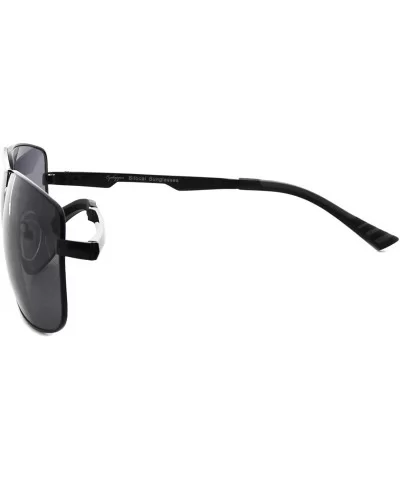 Spring Hinges Wood Arms Rimless Round Bifocal Sunglasses - Black - C8180ZUOC3S $27.02 Rimless