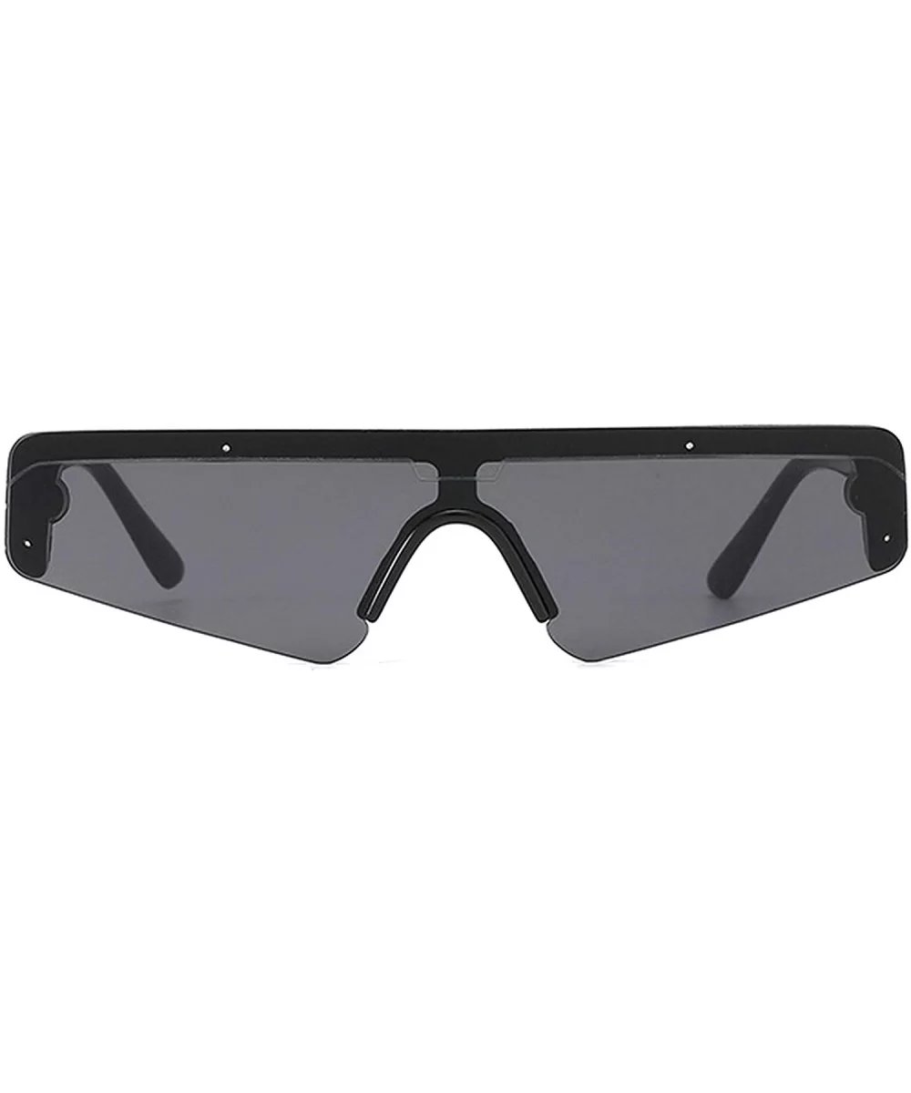 Retro Classic Sunglasses for Men PC UV 400 Protection Sunglasses - Black Gray - CK18SZUH27Z $22.16 Round