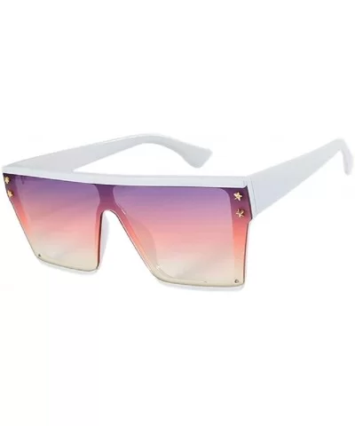 Fashion Pentagonal Sunglasses Enhanced protective film against glare - C2 - C318TQXRKYL $20.37 Square