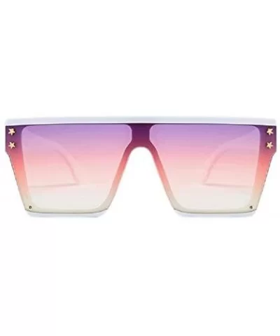 Fashion Pentagonal Sunglasses Enhanced protective film against glare - C2 - C318TQXRKYL $20.37 Square