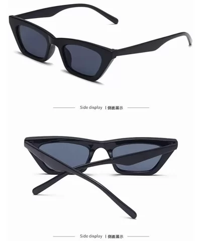 Sunglasses Women'S Fashion Personality Plastic Small Box Candy Glasses - Style 2 - C018U9MM292 $33.45 Oversized