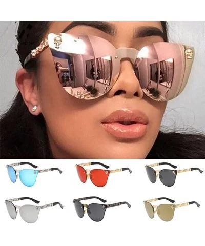 Unisex Frame Shades Acetate Frame UV Sunglasses - A - CY18G69X2SU $11.04 Oval