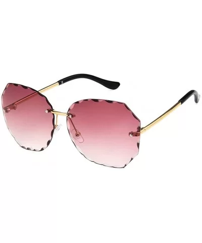 Unisex Sunglasses Fashion Pink Drive Holiday Polygon Non-Polarized UV400 - Purple - C818RLU6HS5 $11.73 Square