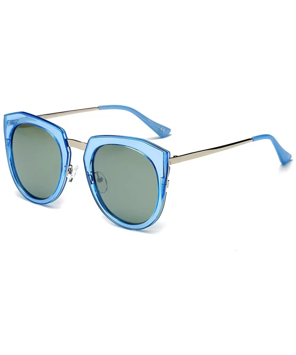 Cat Eye Anoushka Oversized Womens Sunglasses Retro Vintage Classic Chic Frame - CB18QGGK9EY $15.78 Cat Eye