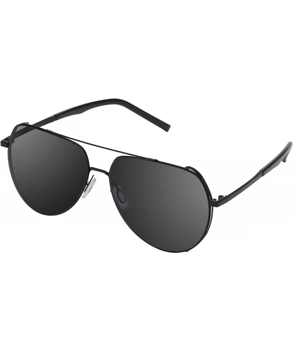 Aviator Sunglasses - Black - CC199HZ7T0T $81.92 Aviator