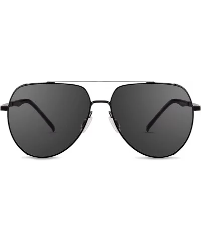 Aviator Sunglasses - Black - CC199HZ7T0T $81.92 Aviator