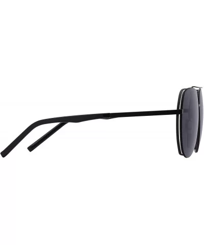 Aviator Sunglasses - Black - CC199HZ7T0T $81.92 Aviator