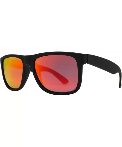 Polarized Square Sunglasses Women Men - UV400 Gradient Color Mirror Lens - Retro Sports Beach - C2190W3YWO2 $16.47 Square