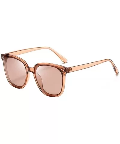 Sunglasses Women's Retro Polarized Sunglasses Male Black Sunglasses Sunglasses - E - CJ18Q06WA4I $52.51 Aviator