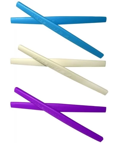 Replacement Silicone Leg Set Square Wire 2.0 Ear Socks Rubber Kit - Blue+white/Purple - CD189SN3KIM $42.57 Square