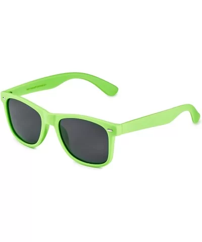 Classic Polarized Sunglasses - Matte Lime - Smoke - CG1960SZSYD $15.73 Rectangular