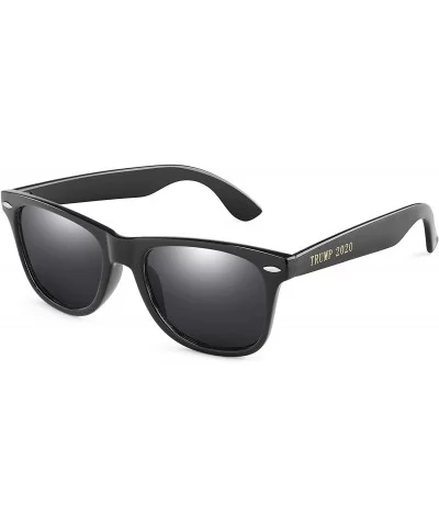 Polarized Sunglasses Classic Square Unisex Transparent Frame Glasses - Black Grey - CZ18Z2Y83XS $12.48 Sport