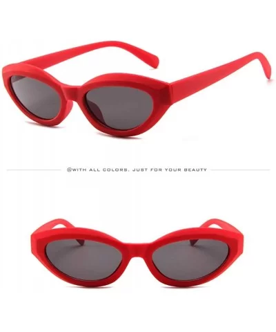 Women Men Vintage Retro Unisex Oval Frame Sunglasses Eyewear - 5192c - CU18RT8IMUL $12.67 Oval