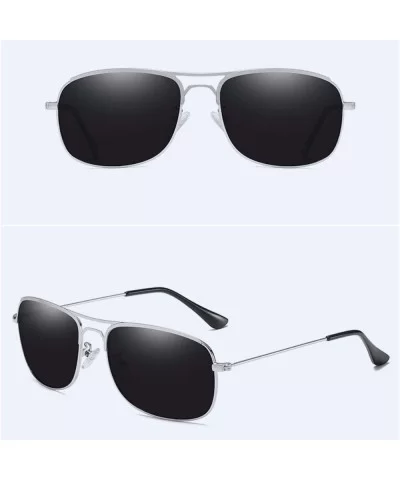 Sunglasses Men's Polarized Sunglasses Classic Square Polarized Sunglasses Driving - A - CH18QQ2D65X $54.34 Aviator