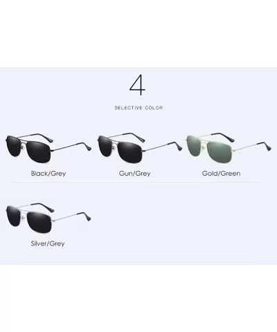 Sunglasses Men's Polarized Sunglasses Classic Square Polarized Sunglasses Driving - A - CH18QQ2D65X $54.34 Aviator