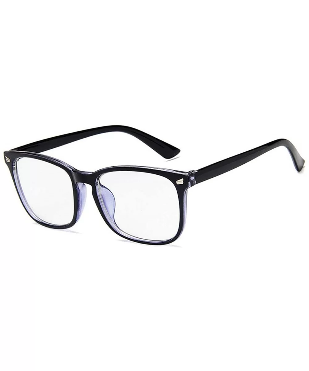 Sexy Vintage Spectacle Women Square Glasses Frame Computer Gaming Anti-UV Anti Blue Light Rivet Eyeglasses Man - CY198ZMI47A ...