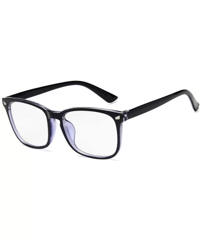 Sexy Vintage Spectacle Women Square Glasses Frame Computer Gaming Anti-UV Anti Blue Light Rivet Eyeglasses Man - CY198ZMI47A ...