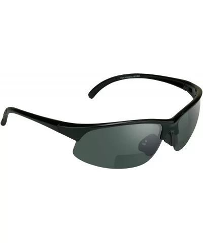Semi Rimless Bifocal Sunglasses with blue blocker HD Vision- Yellow and Smoke lenses. (Smoke- 2.25) - CW18E63A6KX $21.34 Semi...