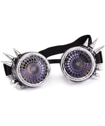 Barbed Wire Steampunk Goggles Kaleidoscope Rave Glasses Vintage Punk Gothic Cosplay - CN18HRZ05IG $15.38 Goggle