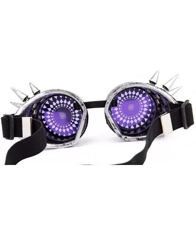 Barbed Wire Steampunk Goggles Kaleidoscope Rave Glasses Vintage Punk Gothic Cosplay - CN18HRZ05IG $15.38 Goggle