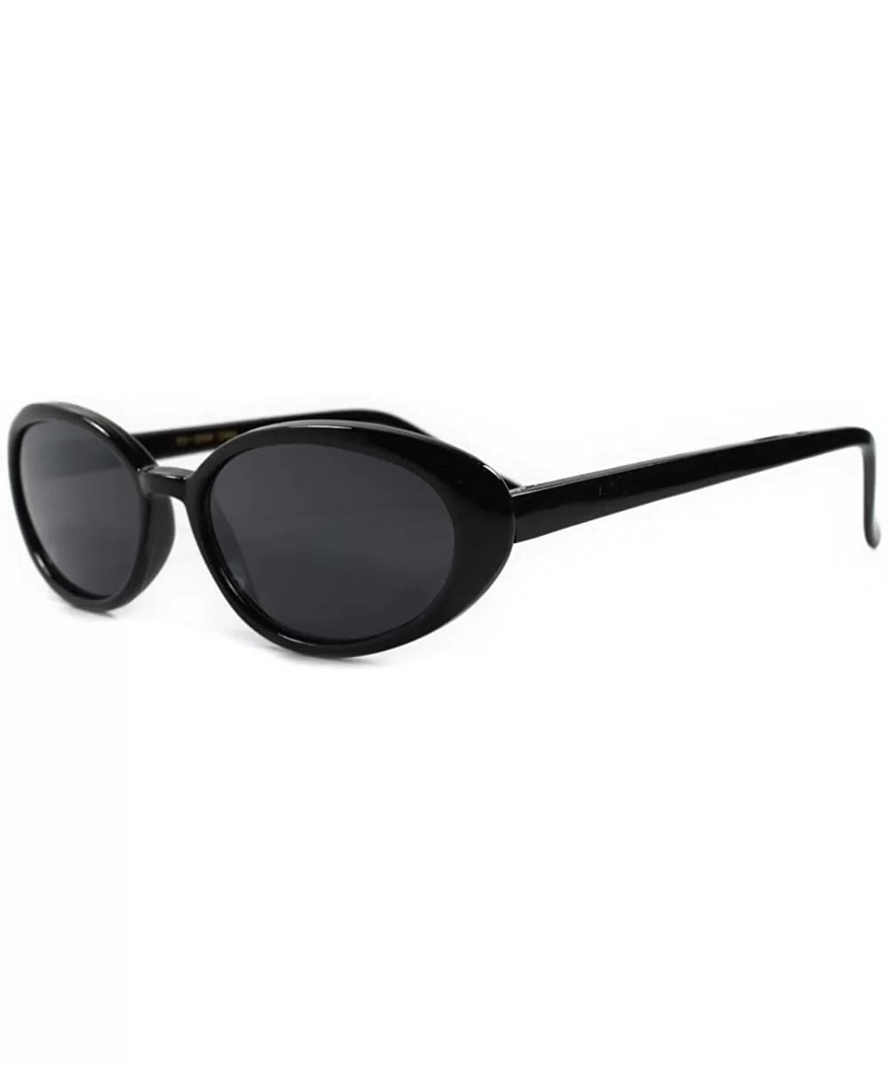 Vintage Rockabilly Womens Cat Eye Sunglasses - Black / Black - C918ECEI9MK $17.66 Cat Eye