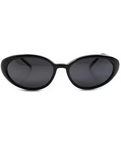 Vintage Rockabilly Womens Cat Eye Sunglasses - Black / Black - C918ECEI9MK $17.66 Cat Eye