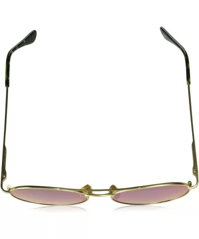 Women's Jet Stream Oval Sunglasses - Matte Gold - C118Q480QMK $65.82 Oval