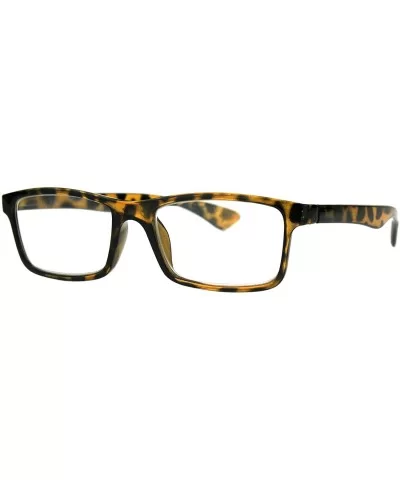 Luxury Fashion Classic Thin Rectangular Plastic Frame Reading Glasses - Tortoise - C51820IUMHU $12.68 Rectangular