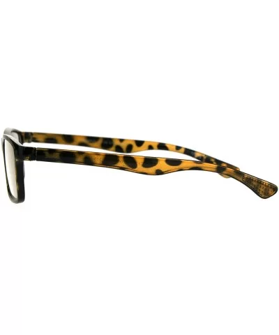 Luxury Fashion Classic Thin Rectangular Plastic Frame Reading Glasses - Tortoise - C51820IUMHU $12.68 Rectangular