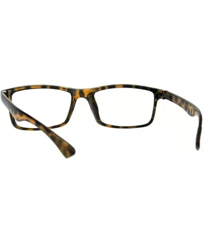 Luxury Fashion Classic Thin Rectangular Plastic Frame Reading Glasses - Tortoise - C51820IUMHU $12.68 Rectangular