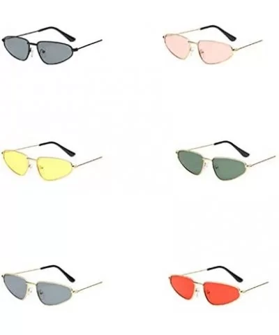 Retro Vintage Tinted Lens Cat Eye Sunglasses - CK18TX4T4AX $13.83 Cat Eye