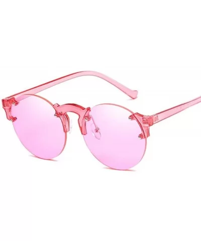 Fashion Rimless Sunglasses Women Brand Design Female Sun Glasses Ladies 1 - 7 - CE18XEC4W05 $12.03 Aviator