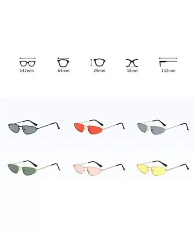 Retro Vintage Tinted Lens Cat Eye Sunglasses - CK18TX4T4AX $13.83 Cat Eye