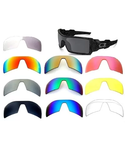 Replacement lenses Oil Rig Polarized 10 Pairs Special Offer! - S - CG18CDMLGIZ $84.56 Sport