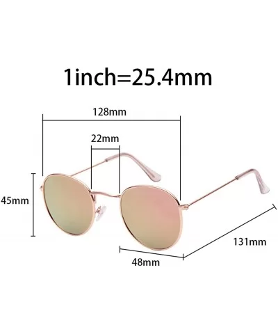 Fashion Colorful Round Sunglasses Women Luxury Metal Sunglasse Summer Outdoor UV400 Eyewear Zonnebril Dames - CK197A2O673 $43...