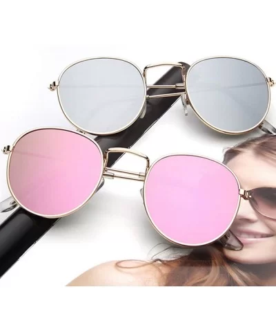 Fashion Colorful Round Sunglasses Women Luxury Metal Sunglasse Summer Outdoor UV400 Eyewear Zonnebril Dames - CK197A2O673 $43...