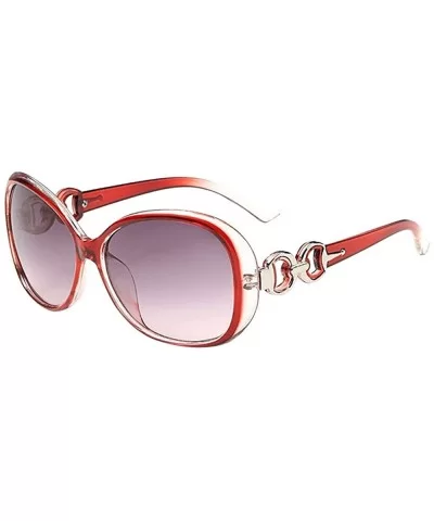 Sunglasses for Women Oval Vintage Sunglasses Retro Sunglasses Eyewear Glasses UV 400 Protection - G - CF18QMXE7OS $10.32 Oval
