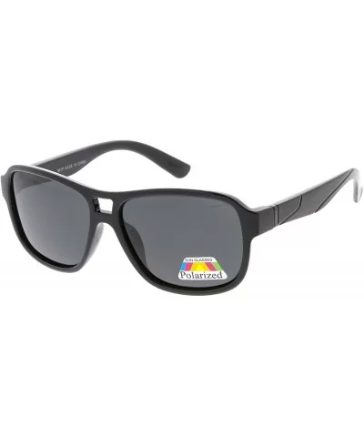 High Octane Collection"Amsterdam" Unisex Polarized Sunglasses - Brown - CP18GYWGUW7 $12.54 Square