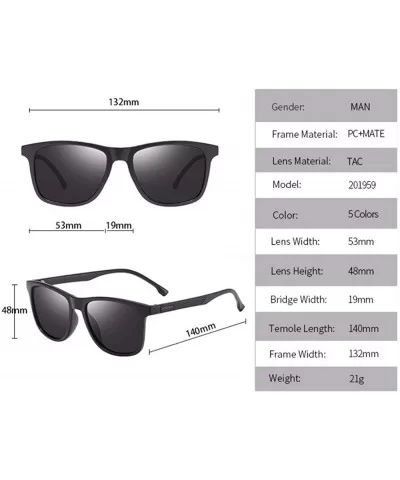 Polarized sunglasses for men and women outdoor riding Sunglasses - A - CQ18QCHTXMS $48.24 Aviator