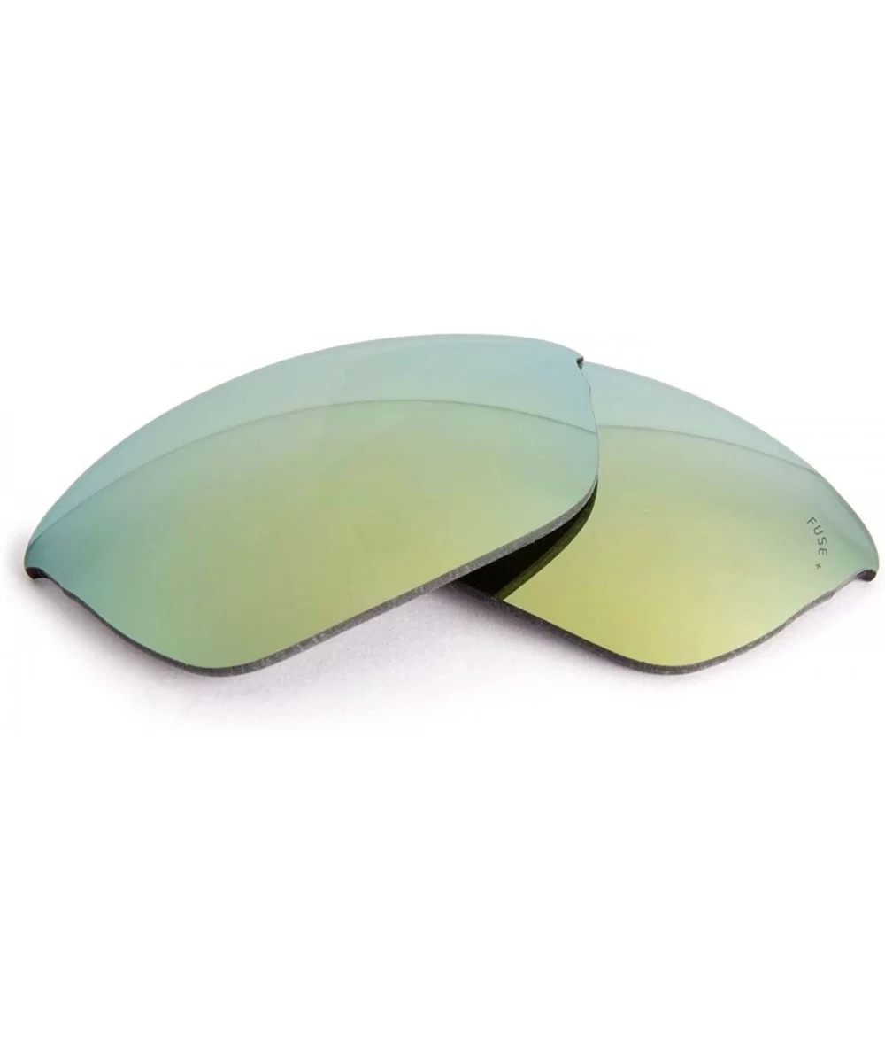 Replacement Lenses for Oakley Half Wire - Fusion Mirror Polarized - C6185TYO4QT $67.19 Rectangular