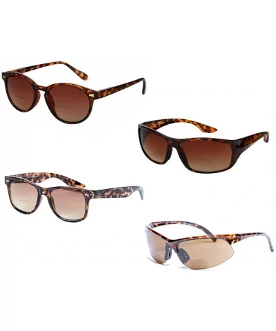 The Ensemble" 4 Pair of our Best Selling Bifocal Sunglasses for Men and Women - Tortoise - CK18NGCTZHY $39.09 Oval