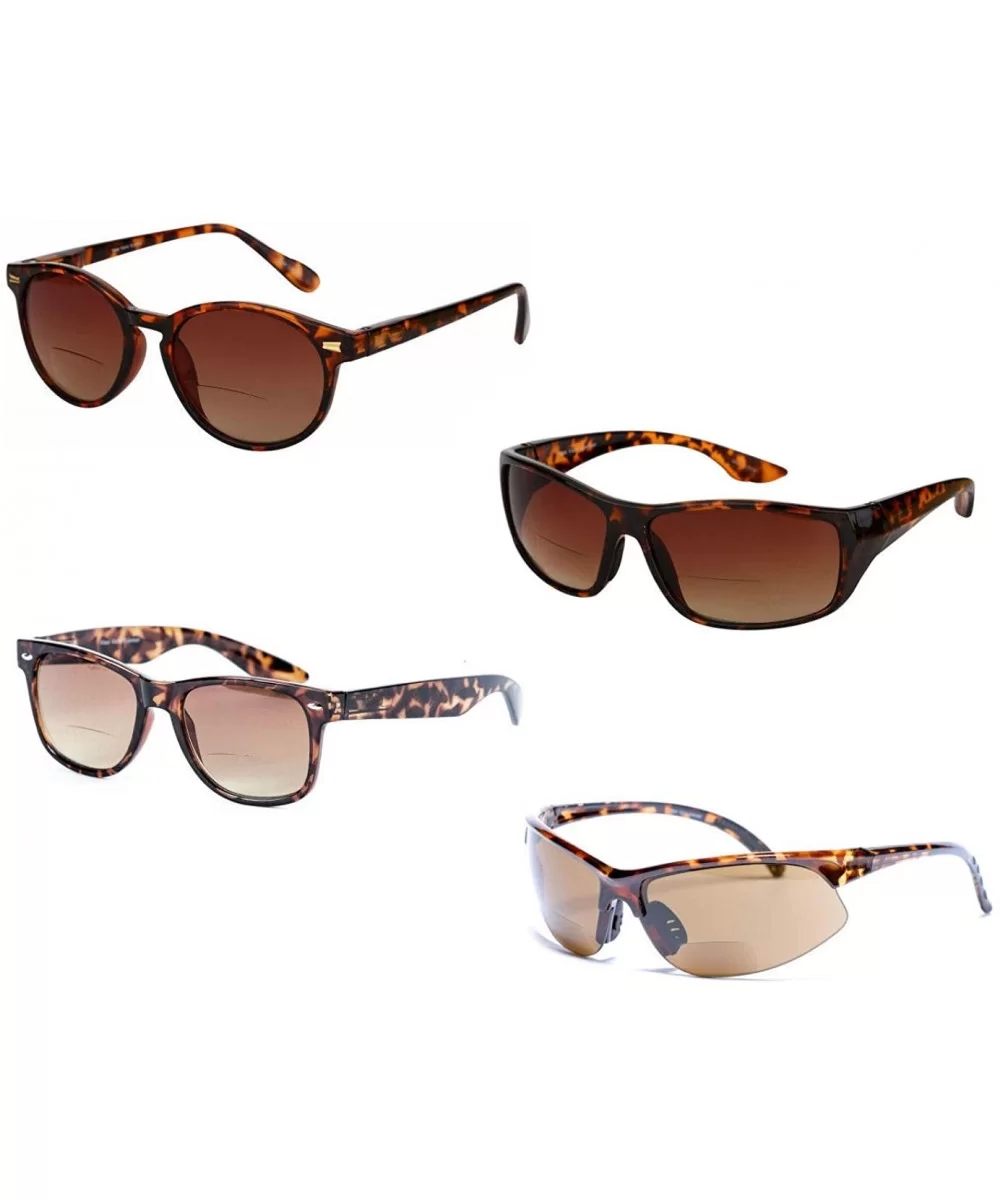 The Ensemble" 4 Pair of our Best Selling Bifocal Sunglasses for Men and Women - Tortoise - CK18NGCTZHY $39.09 Oval