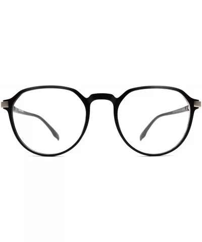 Eyeglasses 3002 Trendy Oval - for Womens-Mens 100% UV PROTECTION - Black - CE192TGAQHI $46.64 Oval