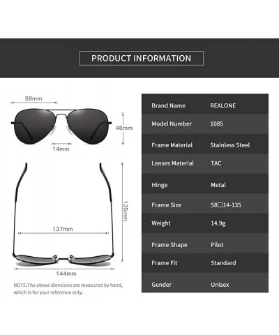 Fashion Polarized Sun- UV Protective Aviator - C6 - CT19707I3ID $56.93 Aviator