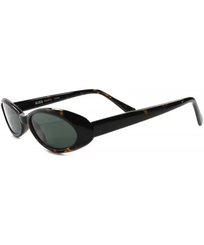 Old Stock Classic Vintage 80s Fashion Rockabilly Cat Eye Sunglasses - Tortoise - CF18938R9L5 $17.12 Cat Eye